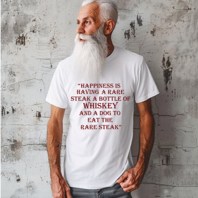 Camiseta Whiskey cita bebendos engraçados dizendo (Criador carregado)