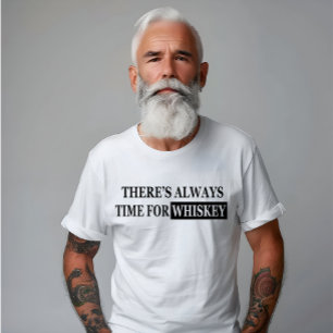 Camiseta Whiskey cita bebendos engraçados dizendo