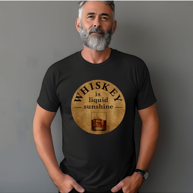 Camiseta Whiskey cita bebendos engraçados dizendo (Criador carregado)