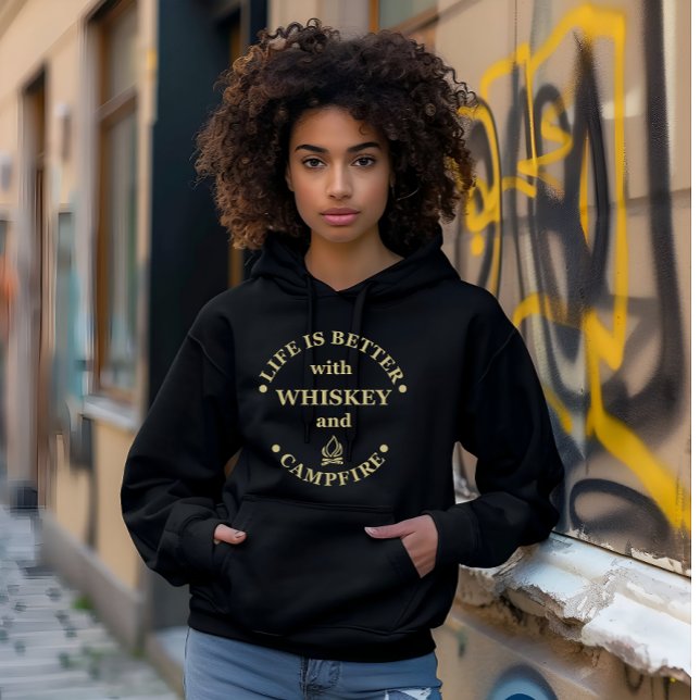 Camiseta Whiskey cita discursos engraçados de camping campe (Criador carregado)