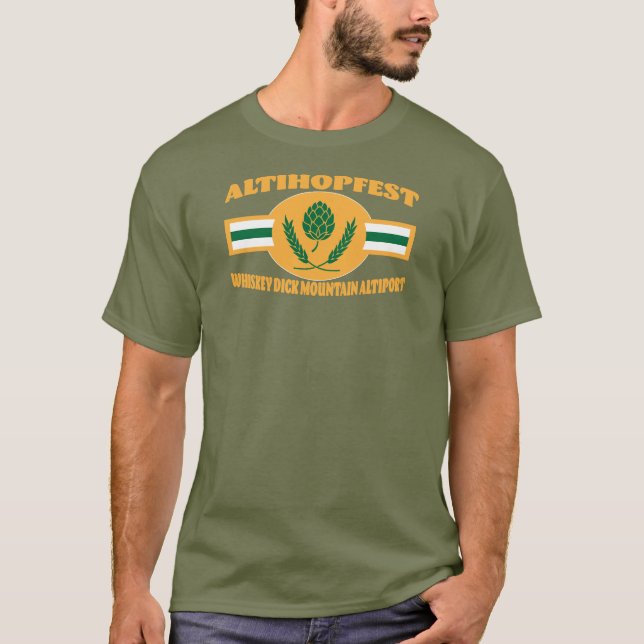 Camiseta Whiskey Dick Mountain Altiport, Kittitas WA (Frente)