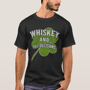 Camiseta Whiskey e Bad Decision Irish Rua Day