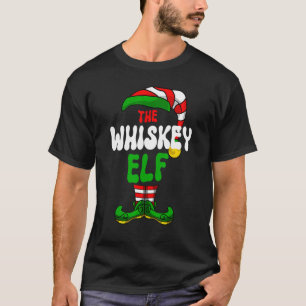 Camiseta Whiskey Elf Pajama Matching Group Holida de Natal
