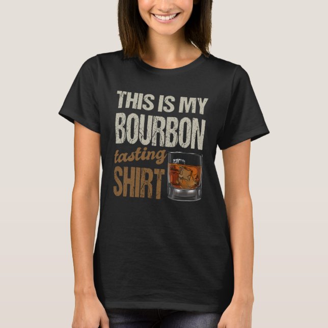 Camiseta Whiskey Este É O Meu Provando Bourbon (Frente)