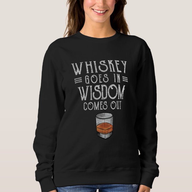 Camiseta Whiskey Goes In Wisdom Comes Out  2 (Frente)