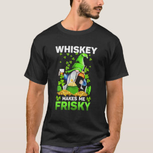 Camiseta Whiskey me faz Dia de São Patrício arriscado para