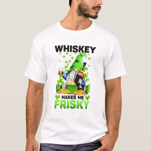 Camiseta Whiskey me faz Dia de São Patrício arriscado para