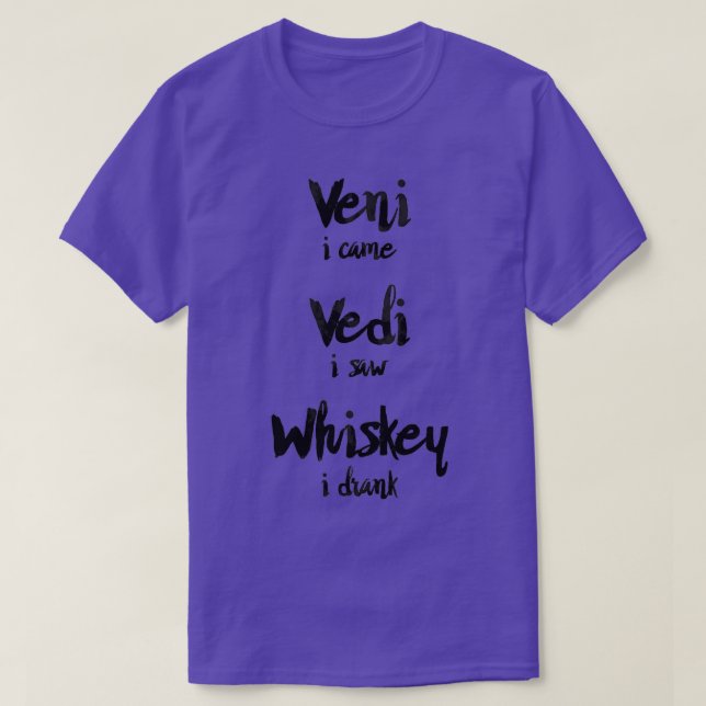 Camiseta whisky (Frente do Design)