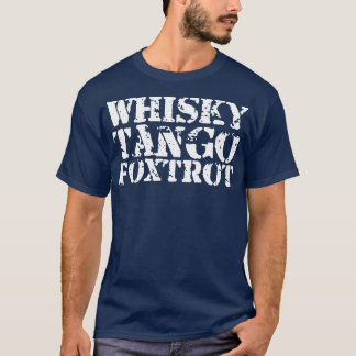 Camiseta whisky tango foxtrot bartender bebida vinho