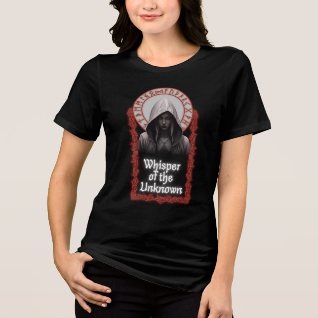 Camiseta Whisper of the Unknown - Dark Gothic (Frente)