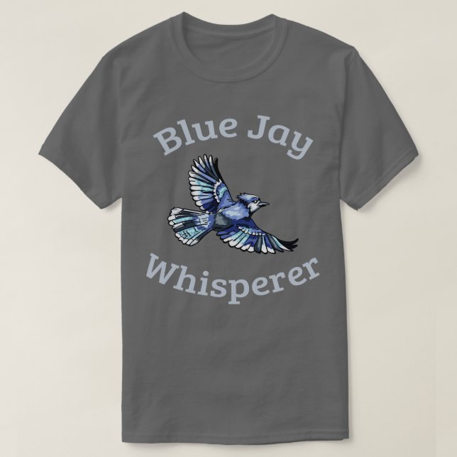 Camiseta Whisperer Blue Jay (Frente do Design)