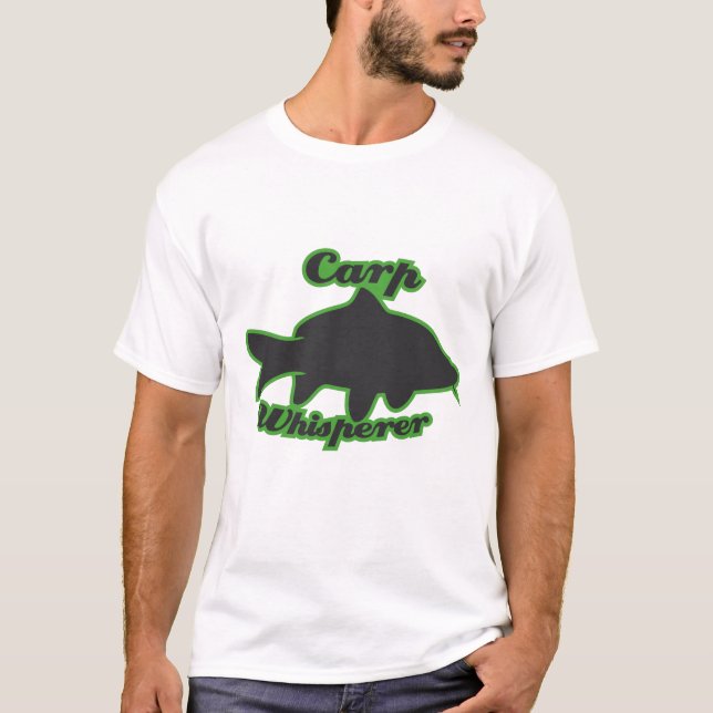 Camiseta Whisperer da carpa (Frente)