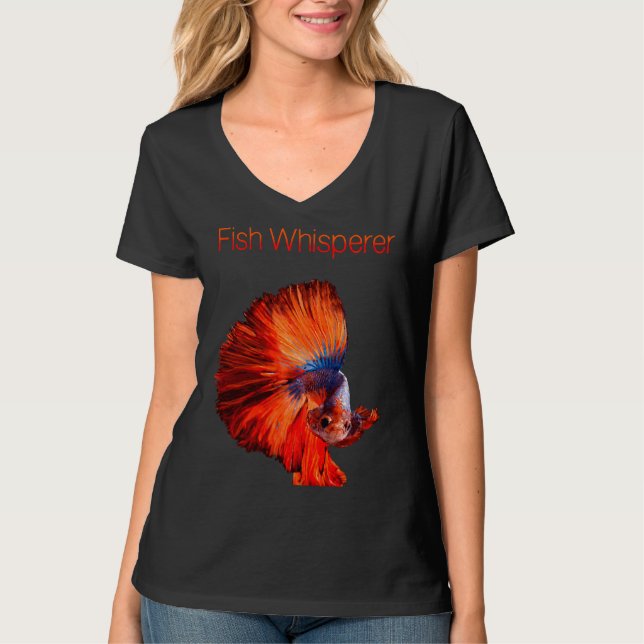 Camiseta Whisperer de Pesca (Frente)