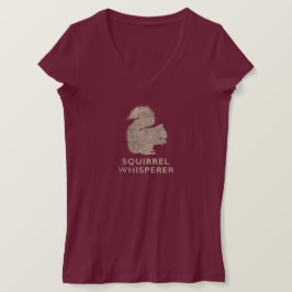 Camiseta Whisperer do esquilo do vintage