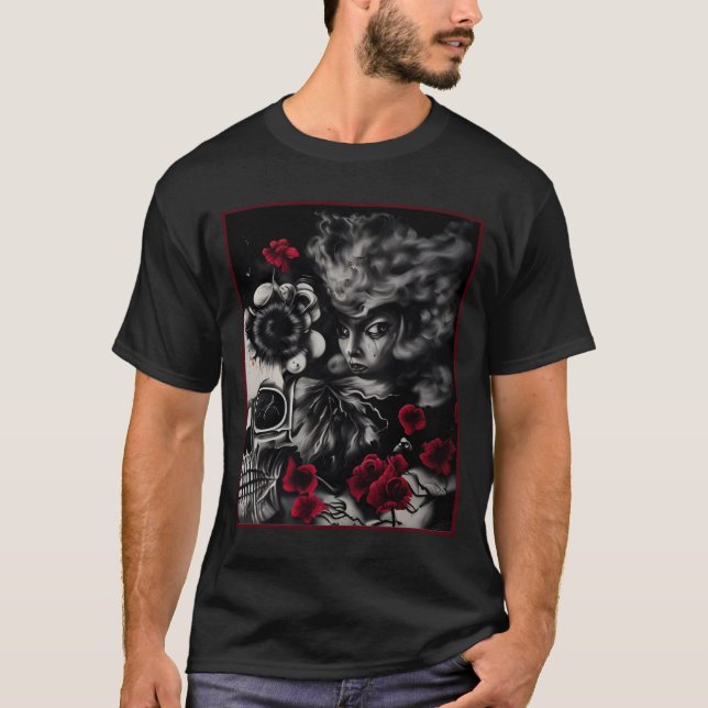 Camiseta "Whispers of the Crimson Bloom" (Frente)