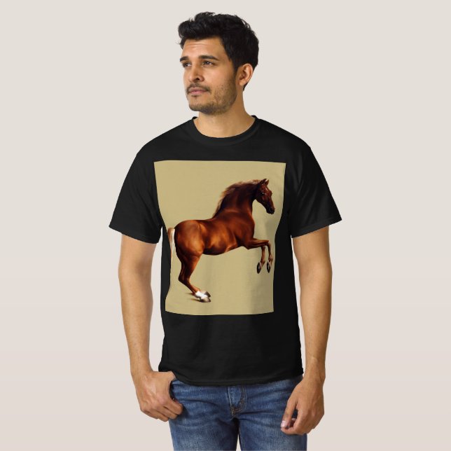 Camiseta Whistlejacket horse by George Stubbs (Frente Completa)