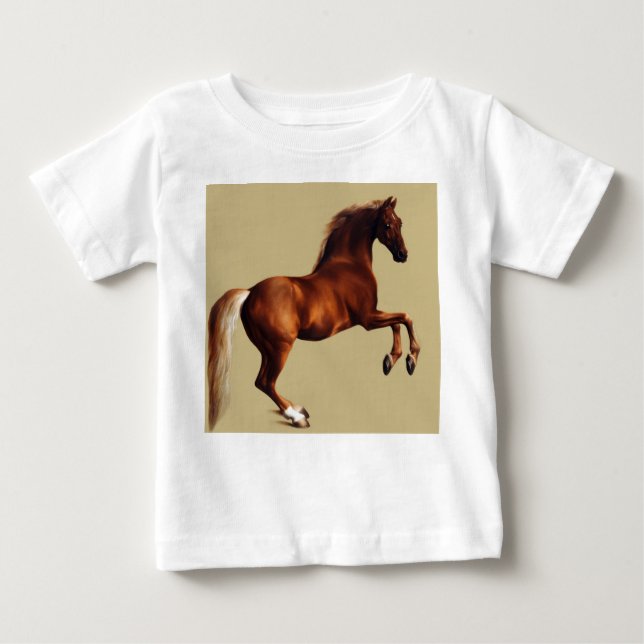 Camiseta Whistlejacket horse by George Stubbs (Frente)
