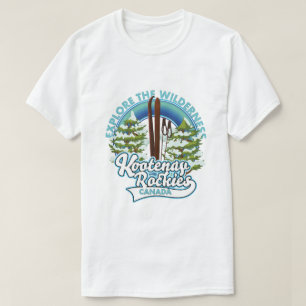 Camiseta Whistler Canadá,explore a natureza selvagem, logot