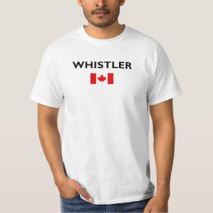 Camiseta Whistler Canada Flag Light-Color