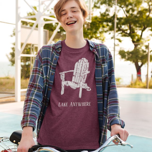 Camiseta White Adirondack Cadeira Personalizada Souvenir (Criador carregado)