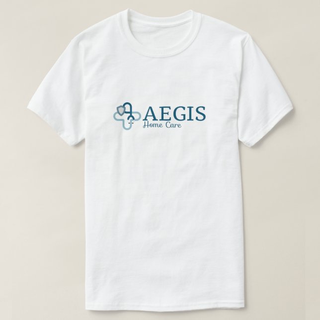 Camiseta White Aegis (Frente do Design)
