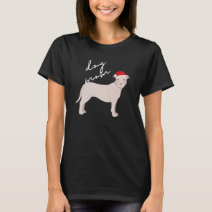 Camiseta White American Pit Bull Terrier Dog Natal