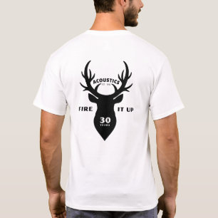 Camiseta White Básica de Teto do STAG Mens