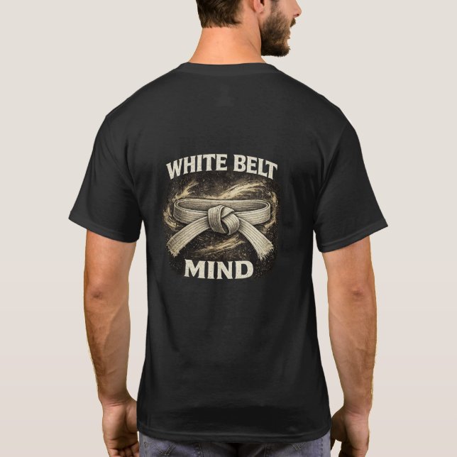 Camiseta White Belt Mind Karate (Verso)