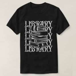 Camiseta White Biblioteca de Tipografia