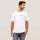 Camiseta White Black Business Adicionar seu nome de logotip (Frente Completa)