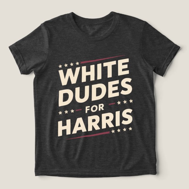 Camiseta White Cara De Kamala Harris Vota Em 2024 (Design frontal)
