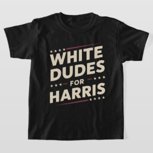 Camiseta White Cara De Kamala Harris Vota Em 2024