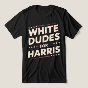 Camiseta White Cara De Kamala Harris Vota Em 2024