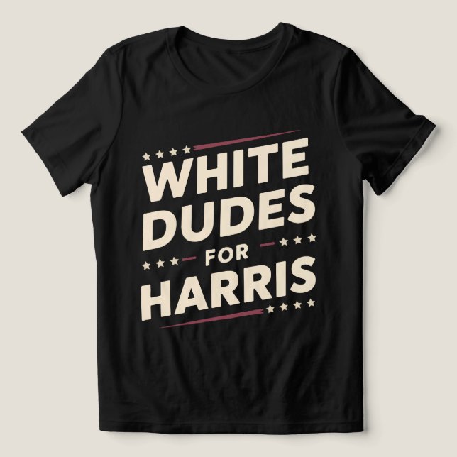 Camiseta White Cara De Kamala Harris Vota Em 2024 (Design frontal)