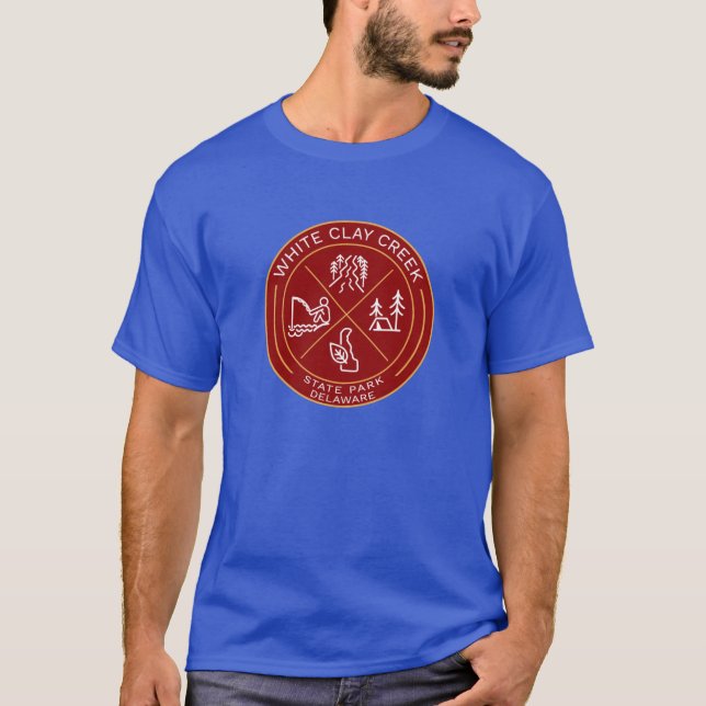 Camiseta White Clay Creek State Park Heraldic Logo (Frente)