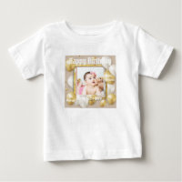 White Color Baby Fine Jersey Aniversário