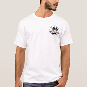 Camiseta White comercial do logotipo da empresa