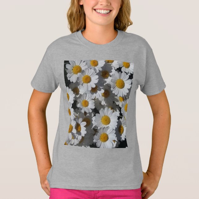 Camiseta White Daisies (Frente)