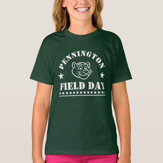 Camiseta White do Dia de Campo de Pennington (Frente)