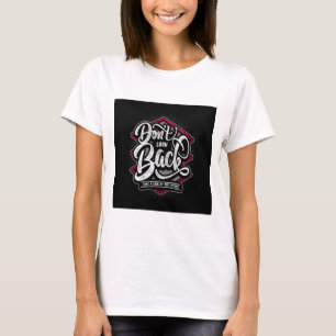 Camiseta White Don't Look Back Motivational Graphic Tee