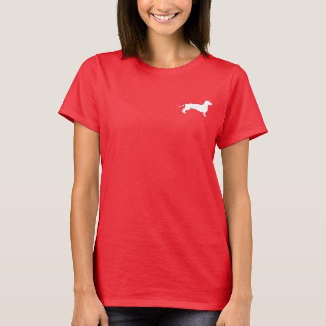 Camiseta White Doxie (Frente)
