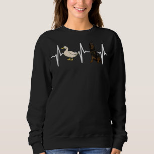 Camiseta White Duck Gordon Setter Heartbeat Dog