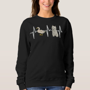 Camiseta White Duck West Highland White Terrier Hearbeat D