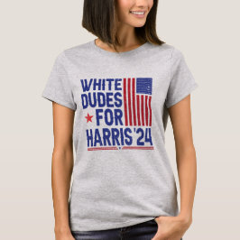 Camiseta White Dudes para a Eleição de Kamala Harris 2024