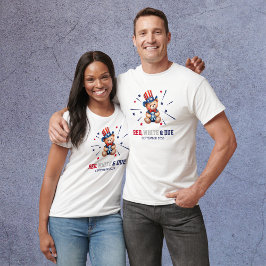 Camiseta White e Pais Esperados Personalizados