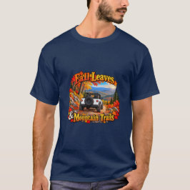 Camiseta White_Fall Leaves & Mt Trails