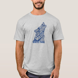 Camiseta White Fang por Jack London Blue Book Cote