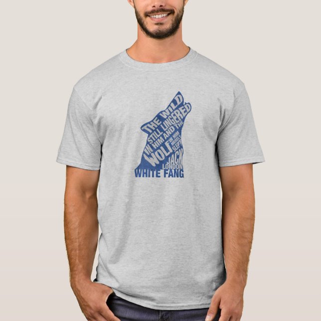 Camiseta White Fang por Jack London Blue Book Cote (Frente)