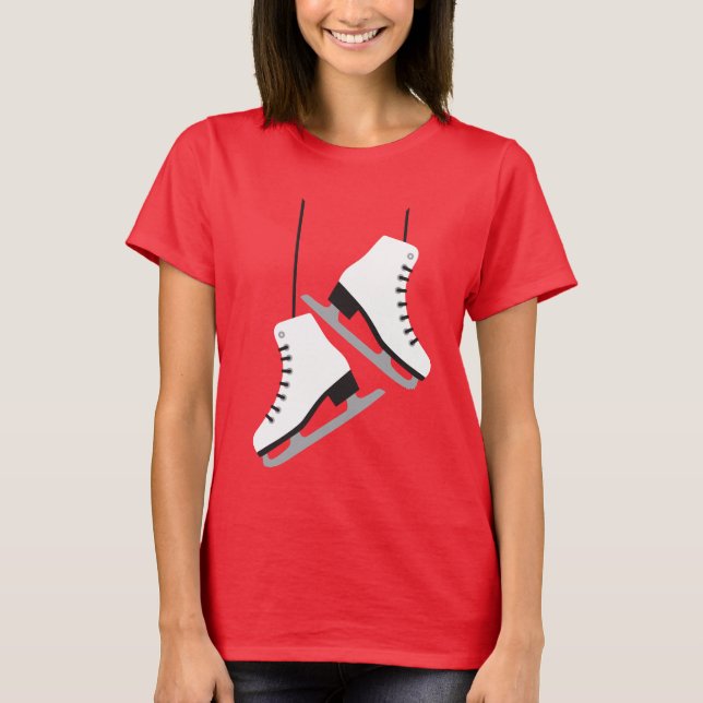 Camiseta White female Skates (Frente)