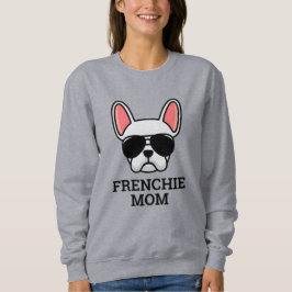 Camiseta White French Buldogue Frenchie Dog Mãe